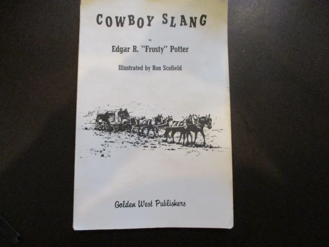 Cowboy-Sprache: Das Kleine Abc Des Western-Slangs