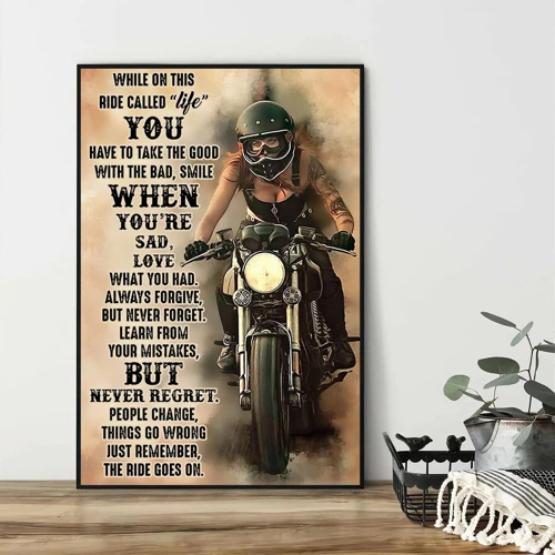 Motivation Für Motorrad-Frauen