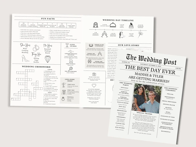 Die Planung Der Hochzeitszeitung