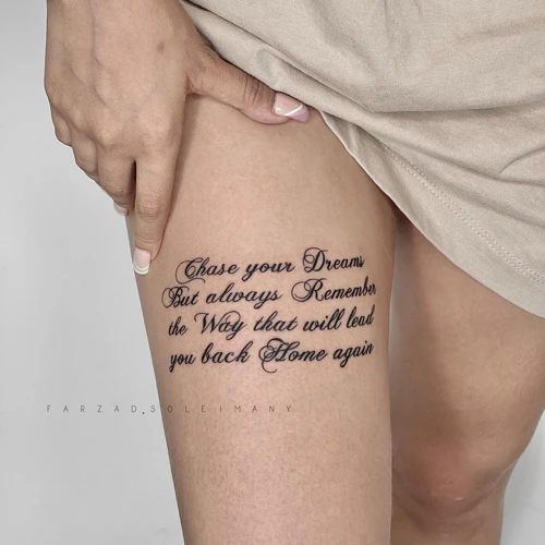 Die Bedeutung Eines Stärkebetonenden Tattoo Spruches