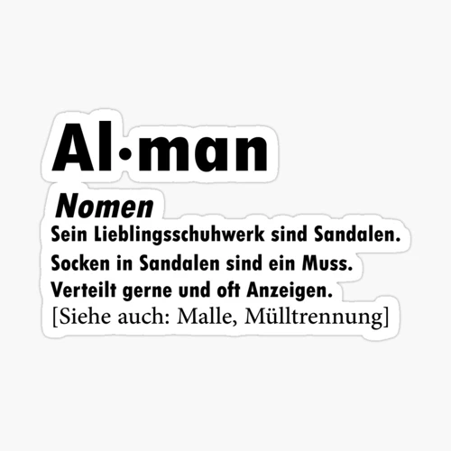 Was Sind Alman Sprüche?