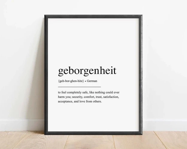 Was Ist Geborgenheit?