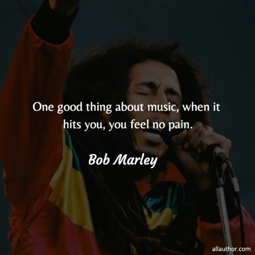 Bob Marley Über Musik