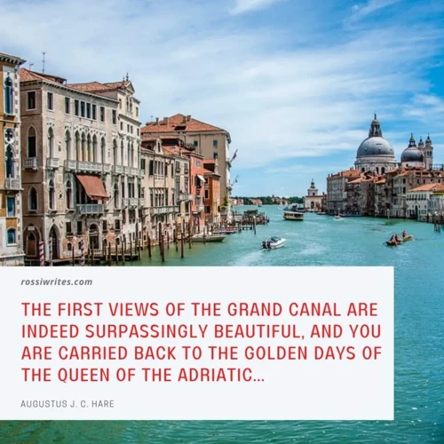 Die Schönheit Venedigs In Worten
