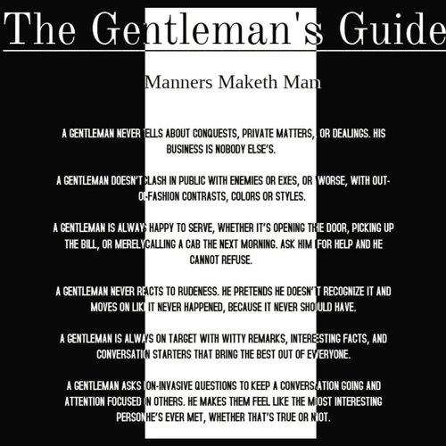 Der Gentleman Codex