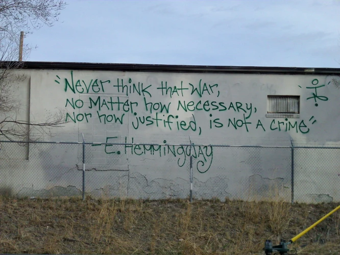 Einzigartige Graffiti Sprüche
